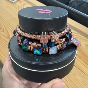 Elegant Multicolor Bracelet Set